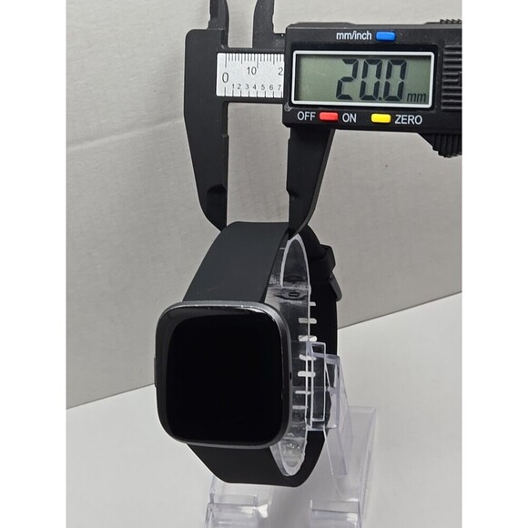 Fitbit Versa 2 Activity Tracker Gray Black 40mm Alexa WR50M Always On W/ Charger - Picture 6 of 10